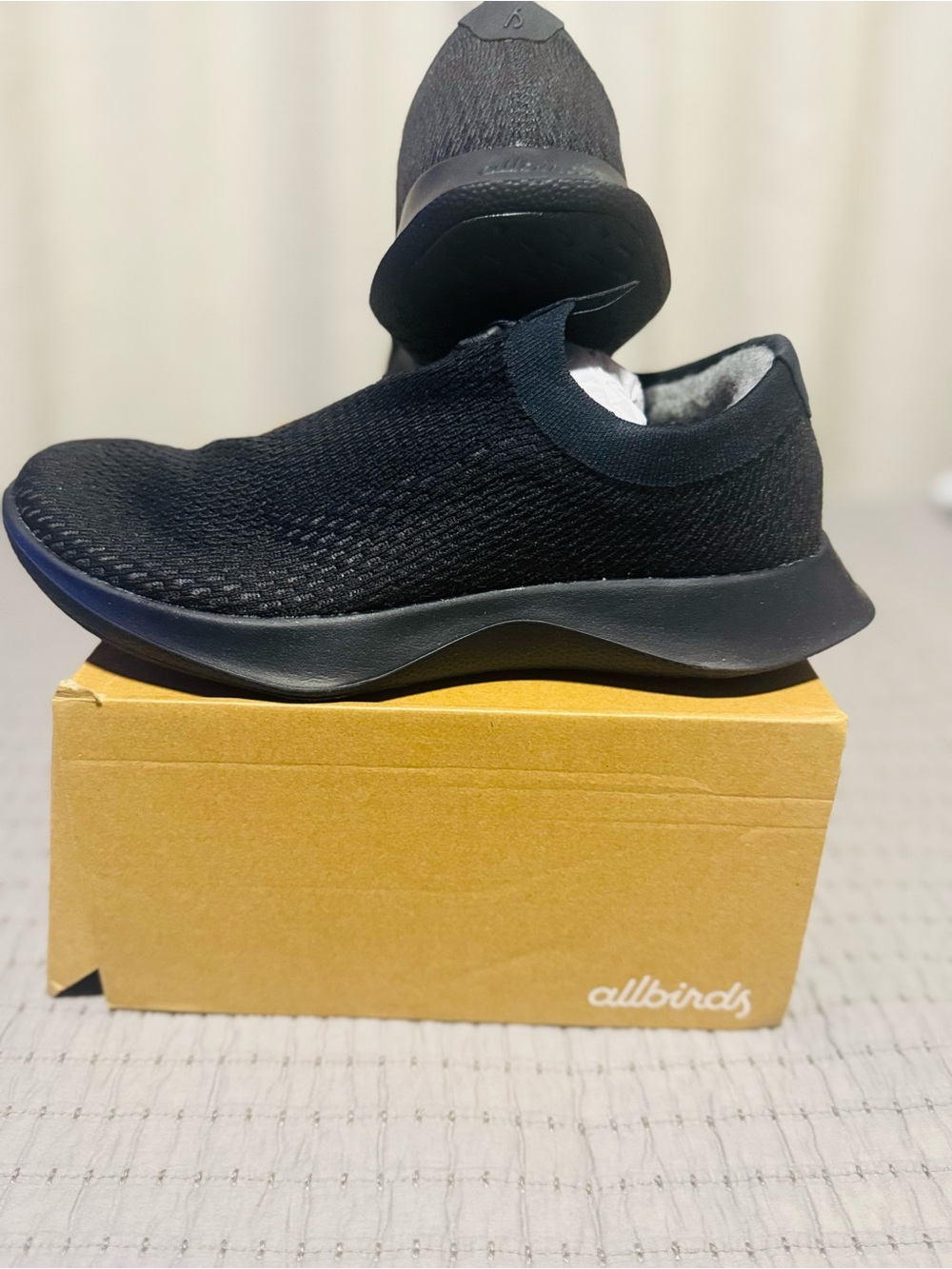 Allbirds Tree Dasher Relay, Natural Black, Men's 8, New in Box - Picture 3 of 8
